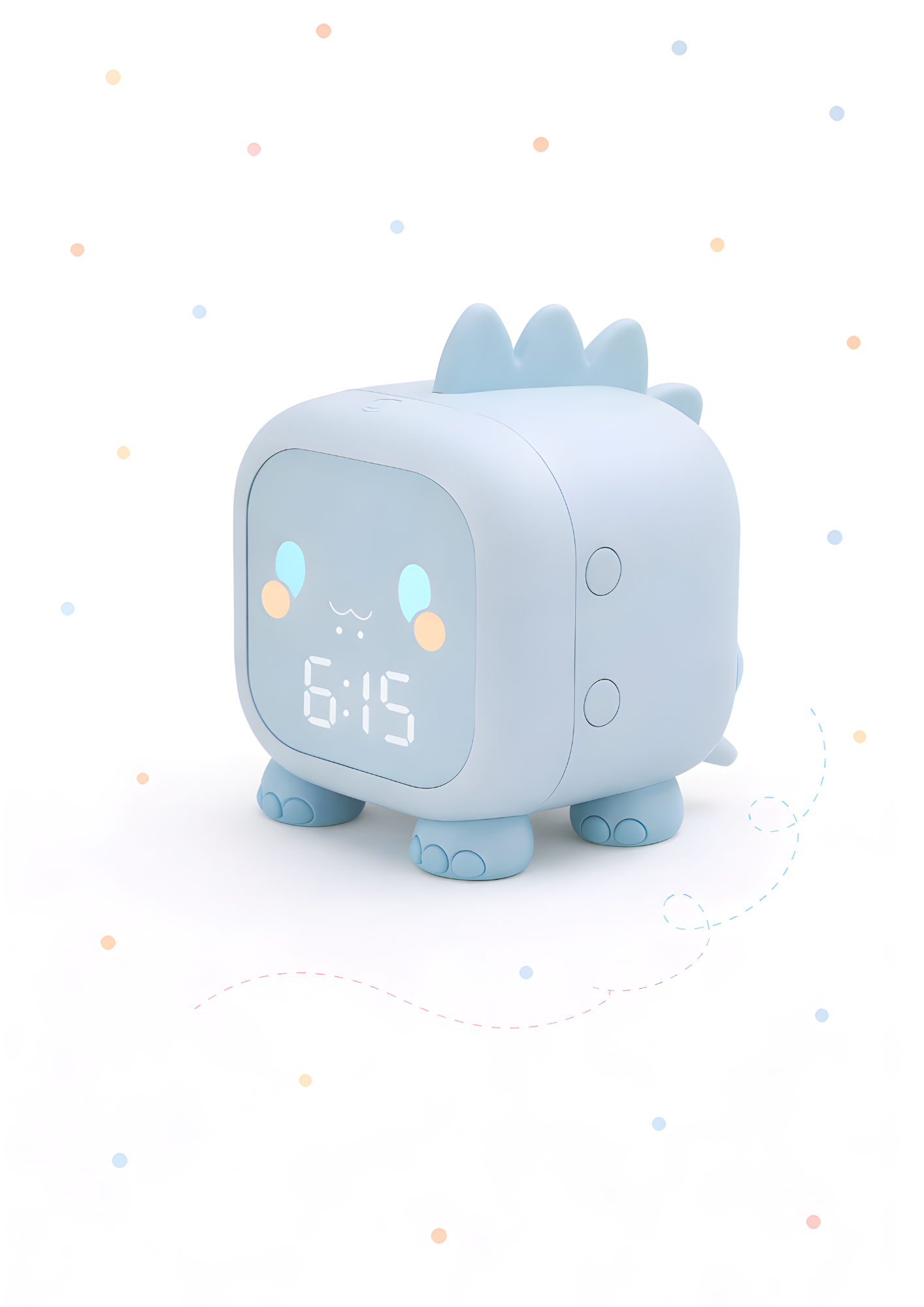 Digital alarm clock for kids